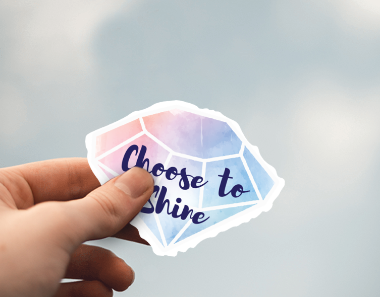 (38) Removable White Vinyl Semi-Glossy Die-Cut Sticker