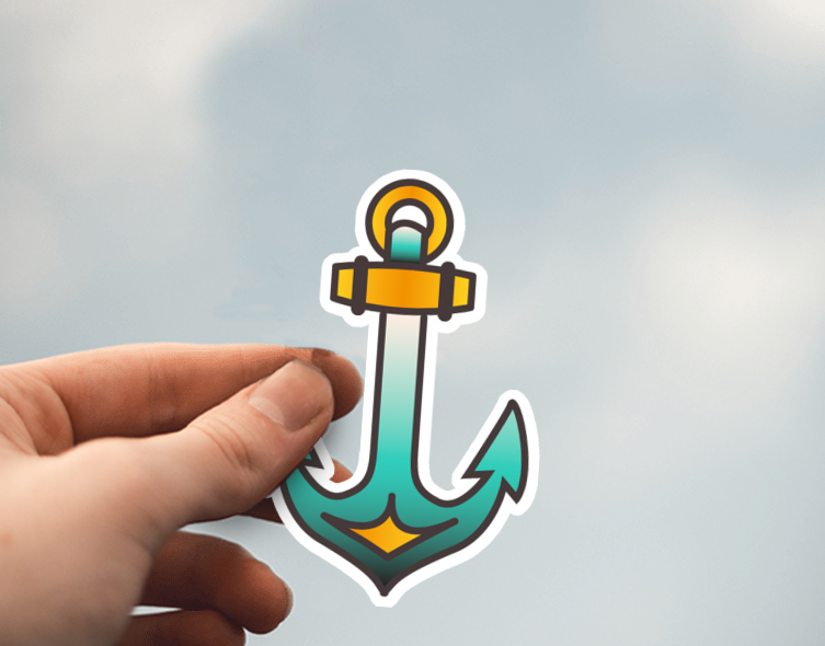 (38) Removable White Vinyl Semi-Glossy Die-Cut Sticker