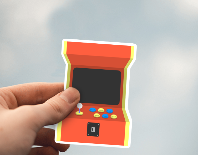 (38) Removable White Vinyl Semi-Glossy Die-Cut Sticker