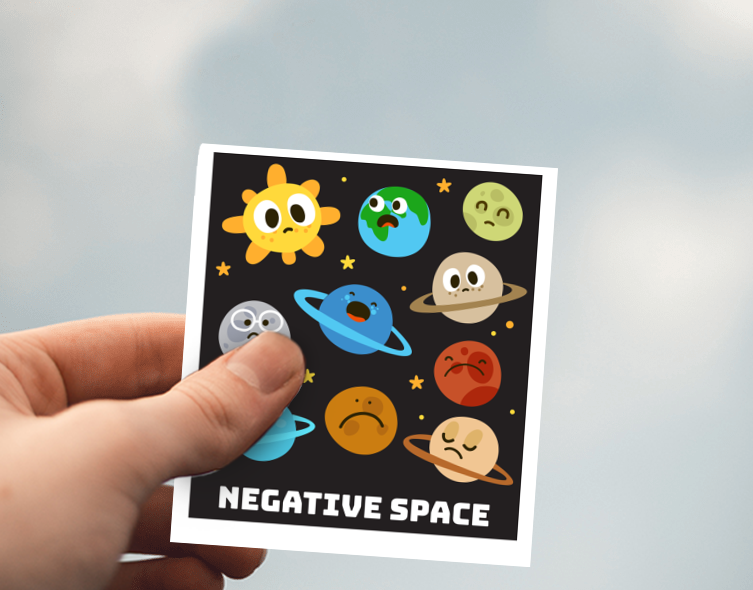 (38) Removable White Vinyl Semi-Glossy Die-Cut Sticker