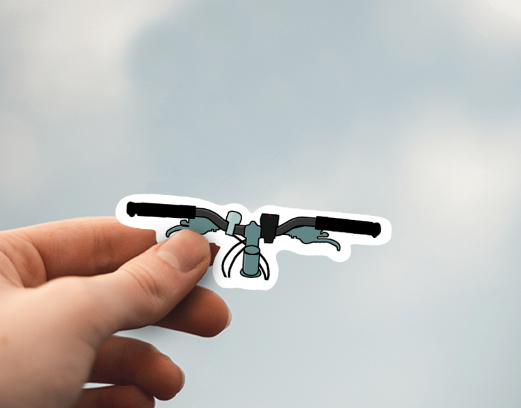 (38) Removable White Vinyl Semi-Glossy Die-Cut Sticker