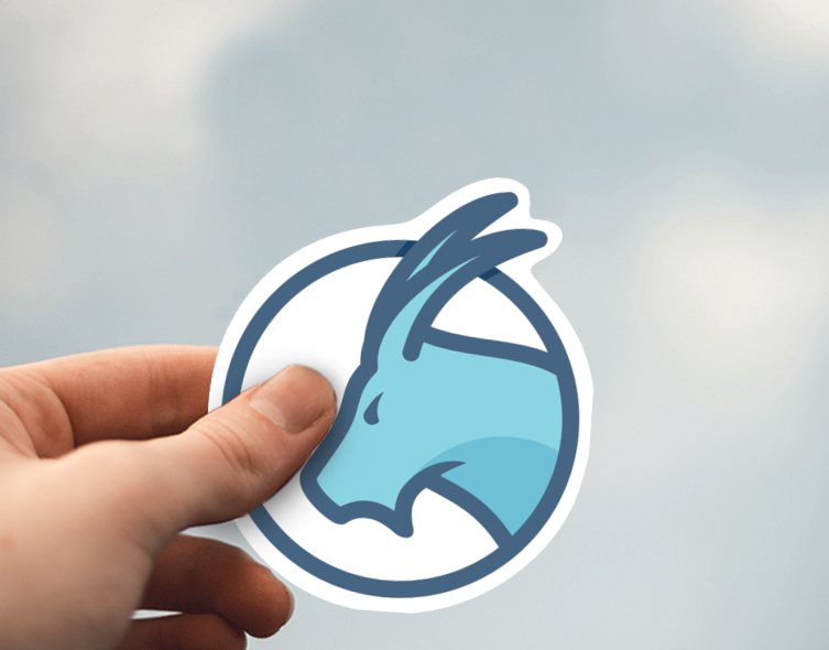 (38) Removable White Vinyl Semi-Glossy Die-Cut Sticker