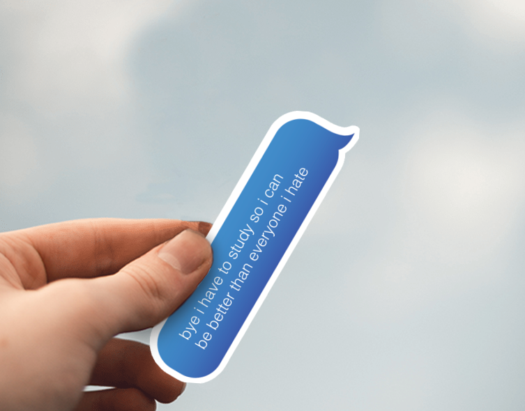 (38) Removable White Vinyl Semi-Glossy Die-Cut Sticker