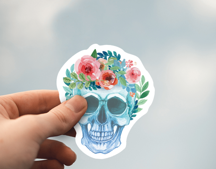 (38) Removable White Vinyl Semi-Glossy Die-Cut Sticker