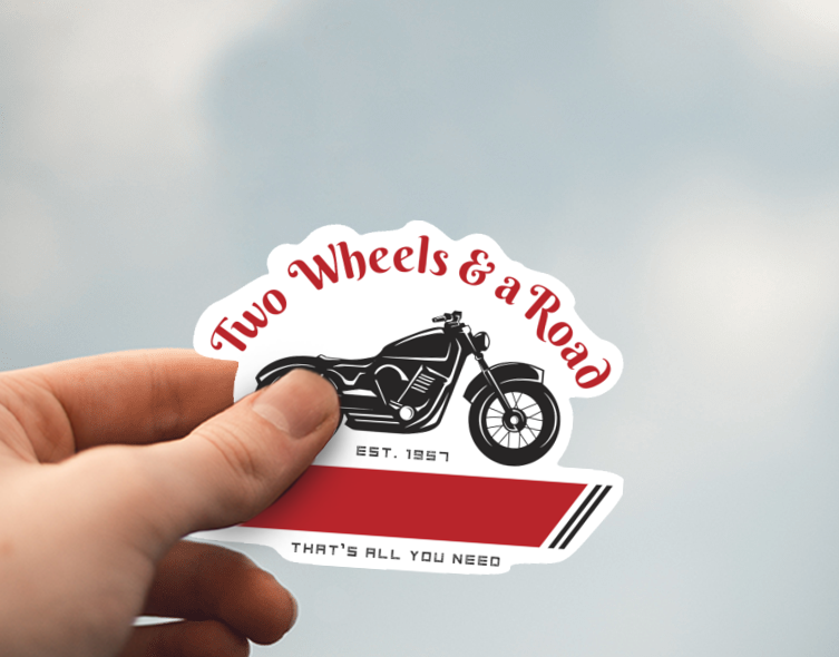 (38) Removable White Vinyl Semi-Glossy Die-Cut Sticker