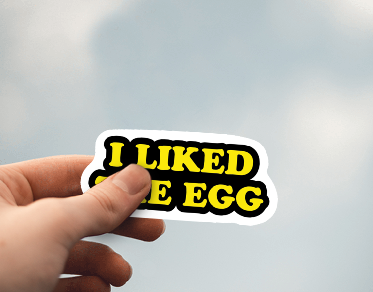 (38) Removable White Vinyl Semi-Glossy Die-Cut Sticker