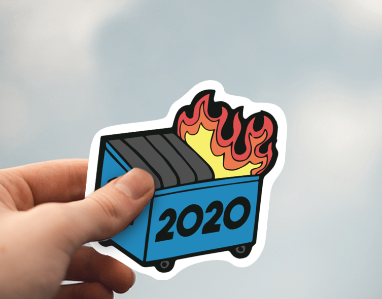 (38) Removable White Vinyl Semi-Glossy Die-Cut Sticker