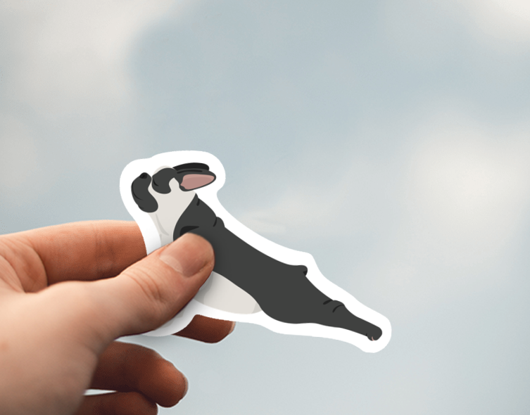 (38) Removable White Vinyl Semi-Glossy Die-Cut Sticker