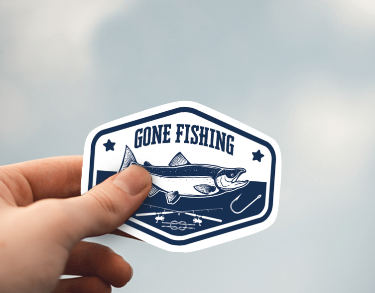 (38) Removable White Vinyl Semi-Glossy Die-Cut Sticker