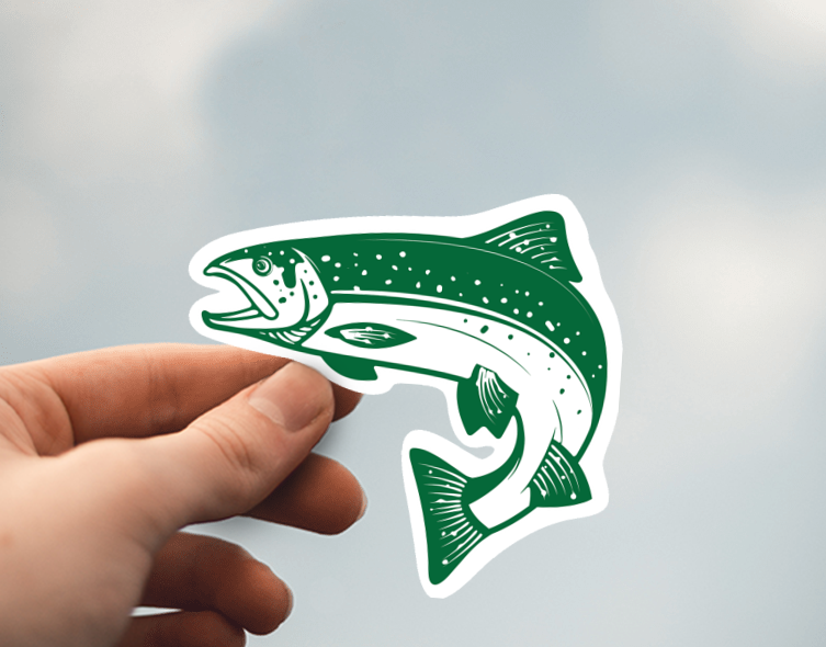 (38) Removable White Vinyl Semi-Glossy Die-Cut Sticker