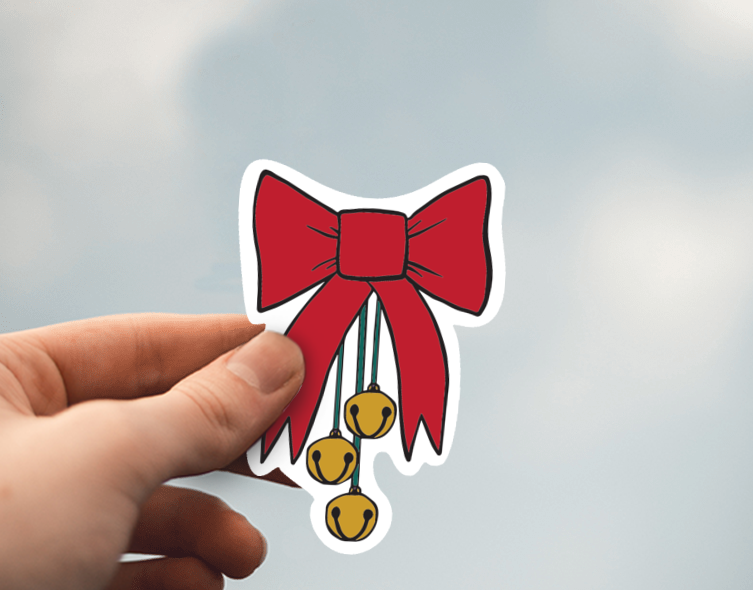 (38) Removable White Vinyl Semi-Glossy Die-Cut Sticker