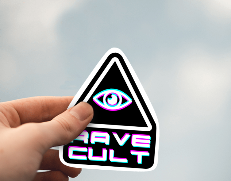 (38) Removable White Vinyl Semi-Glossy Die-Cut Sticker