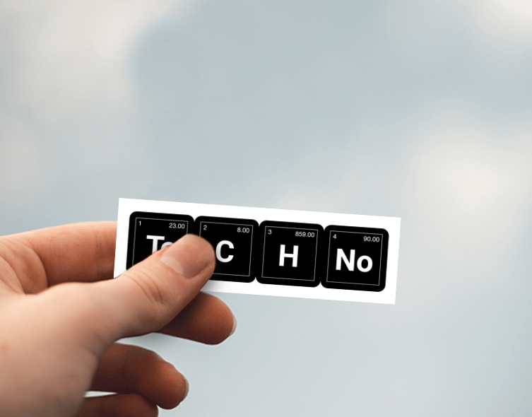 (38) Removable White Vinyl Semi-Glossy Die-Cut Sticker