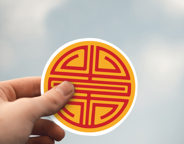 (38) Removable White Vinyl Semi-Glossy Die-Cut Sticker