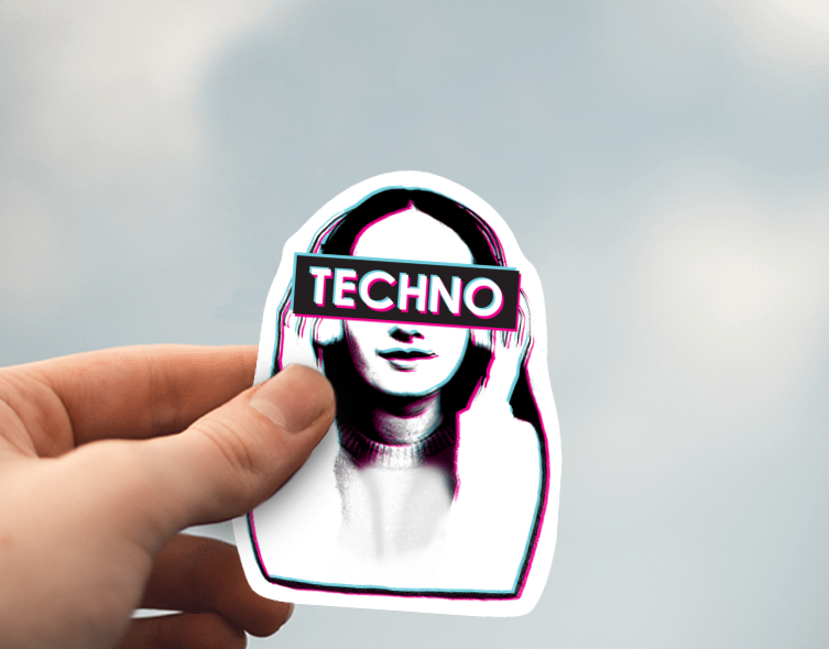 (38) Removable White Vinyl Semi-Glossy Die-Cut Sticker