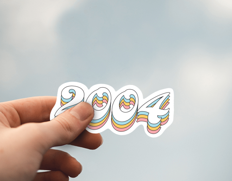 (38) Removable White Vinyl Semi-Glossy Die-Cut Sticker