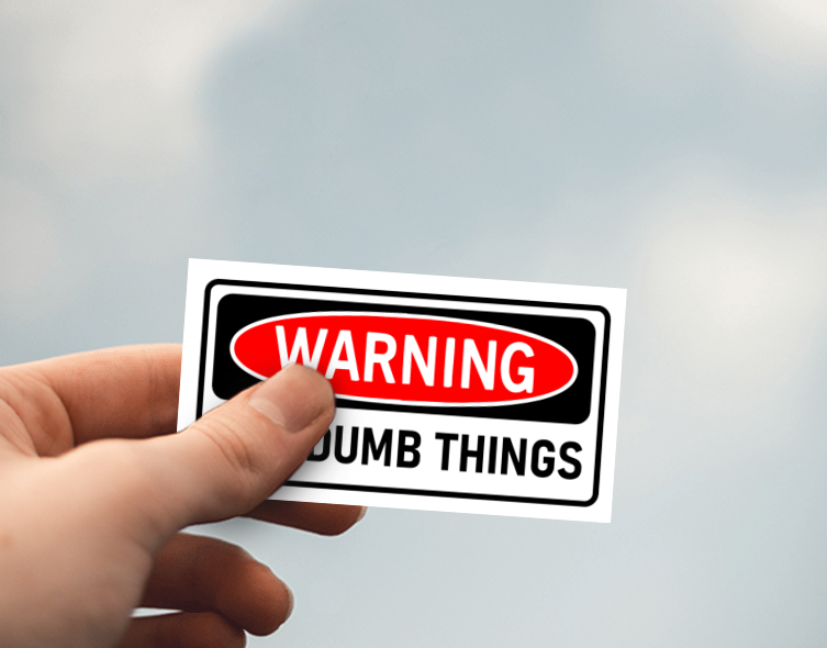 (38) Removable White Vinyl Semi-Glossy Die-Cut Sticker