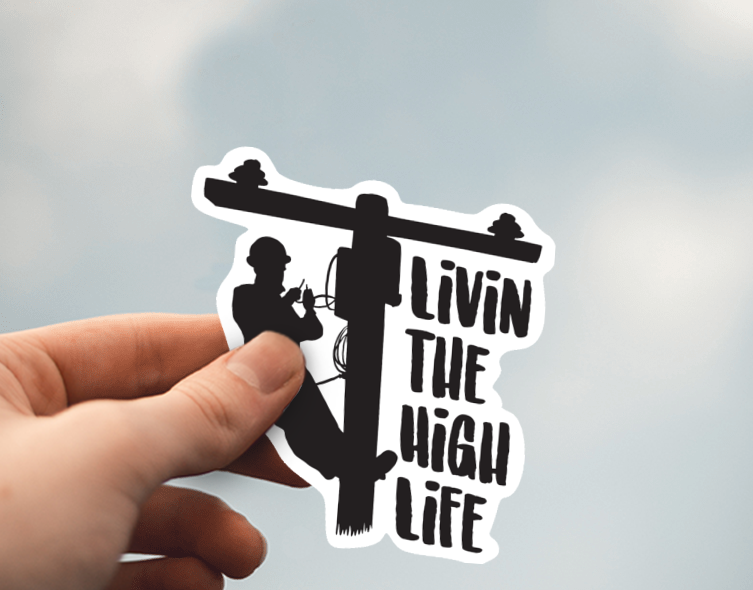 (38) Removable White Vinyl Semi-Glossy Die-Cut Sticker