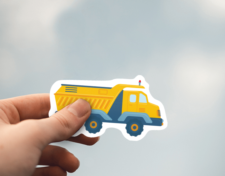 (38) Removable White Vinyl Semi-Glossy Die-Cut Sticker