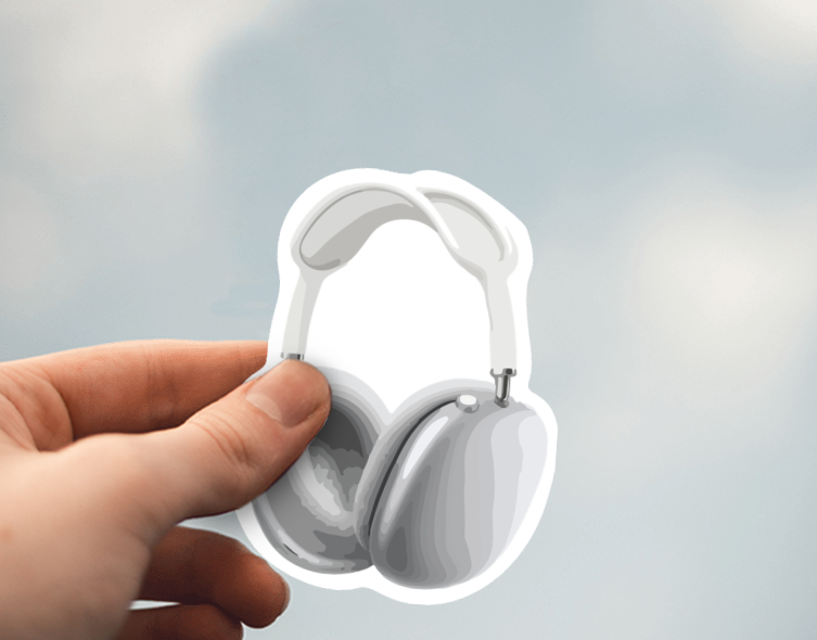 (38) Removable White Vinyl Semi-Glossy Die-Cut Sticker