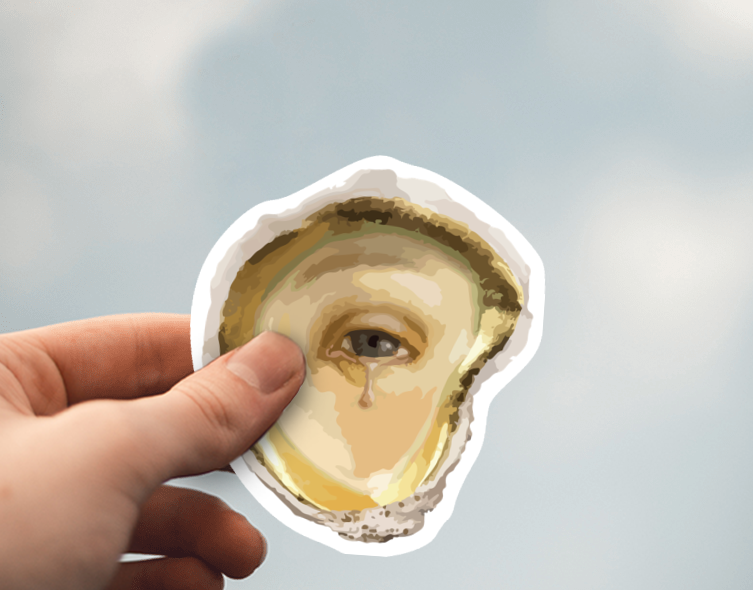 (38) Removable White Vinyl Semi-Glossy Die-Cut Sticker