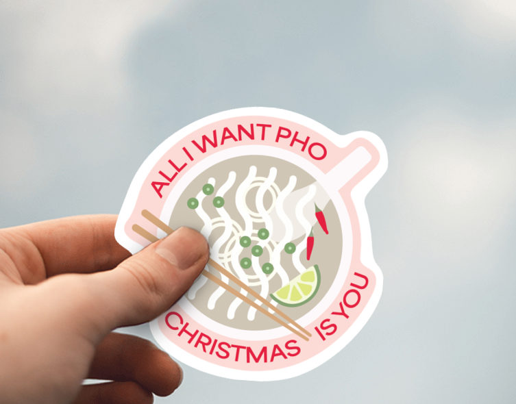 (38) Removable White Vinyl Semi-Glossy Die-Cut Sticker