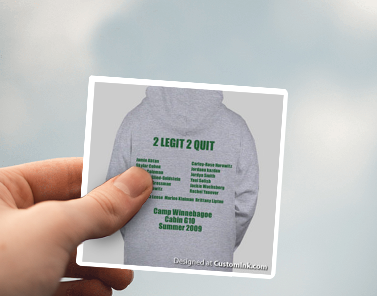 (38) Removable White Vinyl Semi-Glossy Die-Cut Sticker