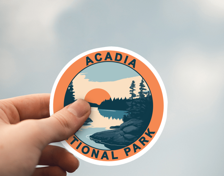 (38) Removable White Vinyl Semi-Glossy Die-Cut Sticker