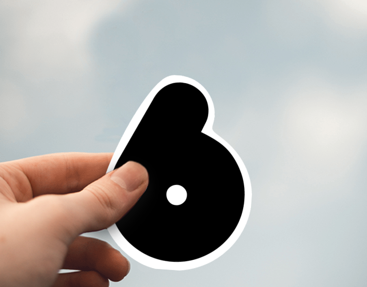 (38) Removable White Vinyl Semi-Glossy Die-Cut Sticker