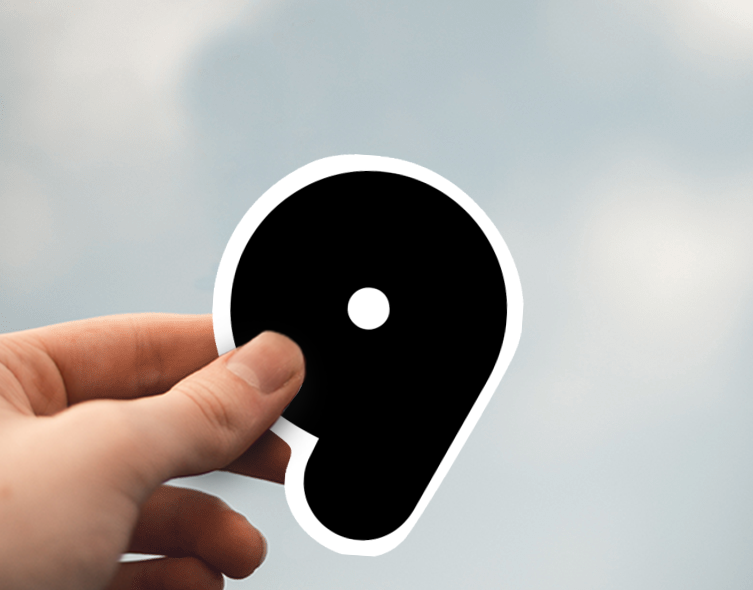 (38) Removable White Vinyl Semi-Glossy Die-Cut Sticker