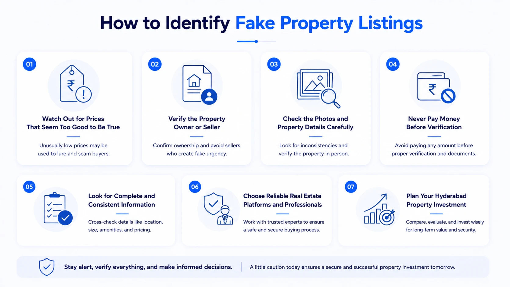 Steps to Identify Fake Property Listings