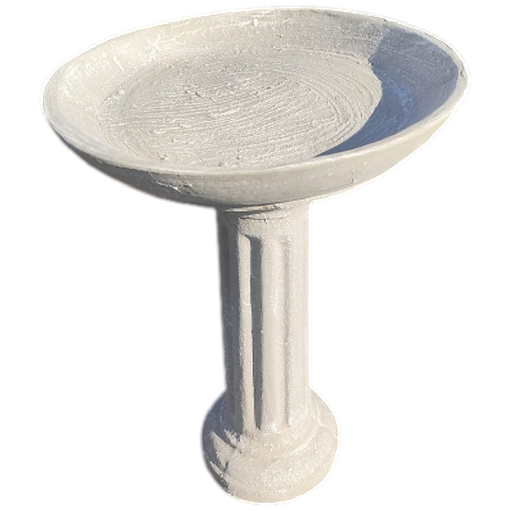 Bird Bath, GRC fibre cement planter