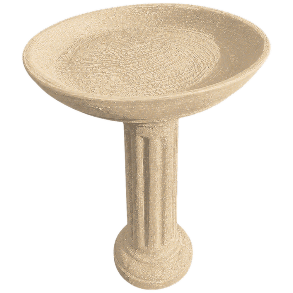 Bird Bath in Desert Sand