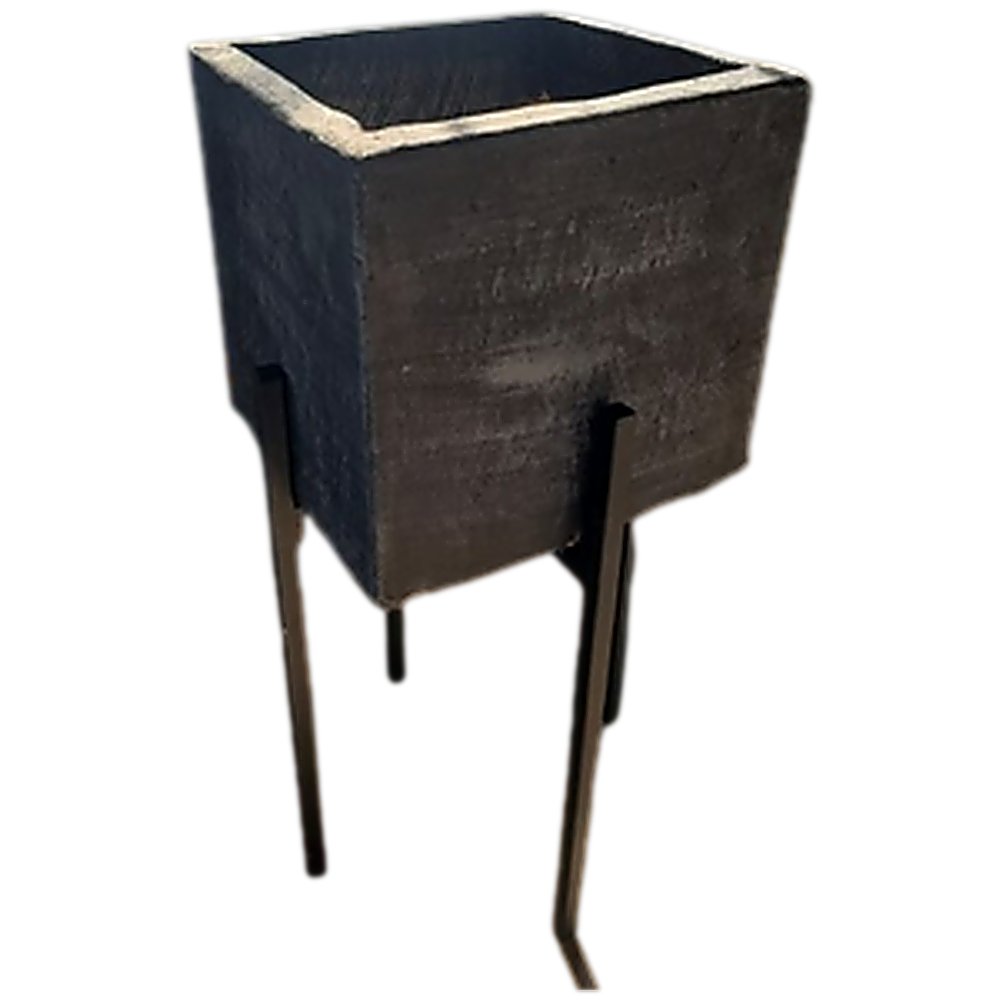 Raised Square Stand, Medium, GRC fibre cement planter