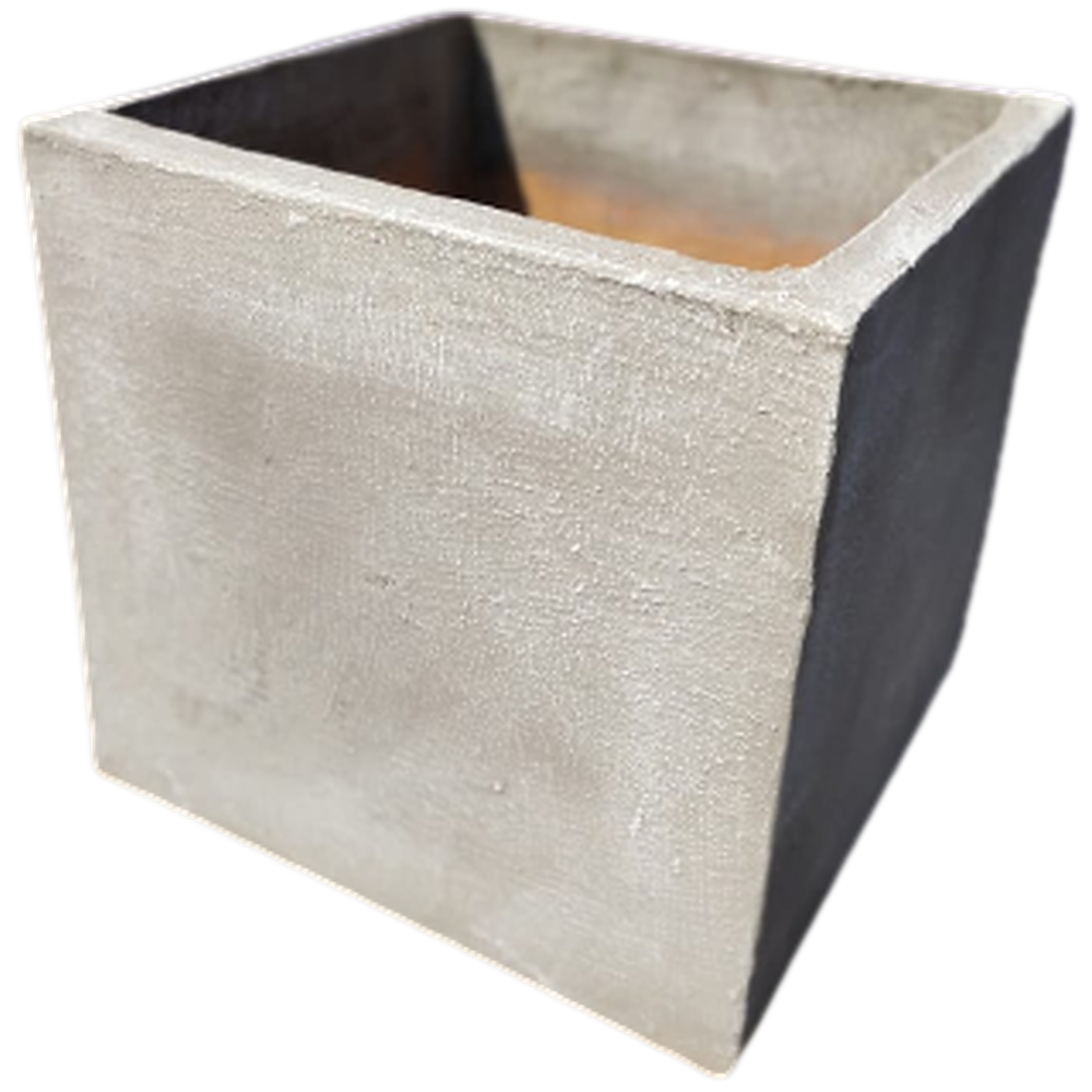 Square, Medium, GRC fibre cement planter