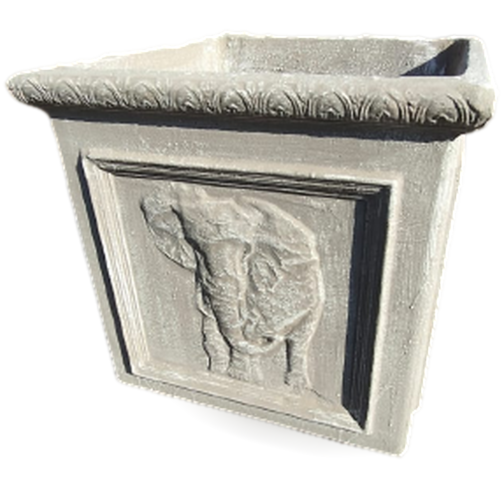 Elephant, GRC fibre cement planter