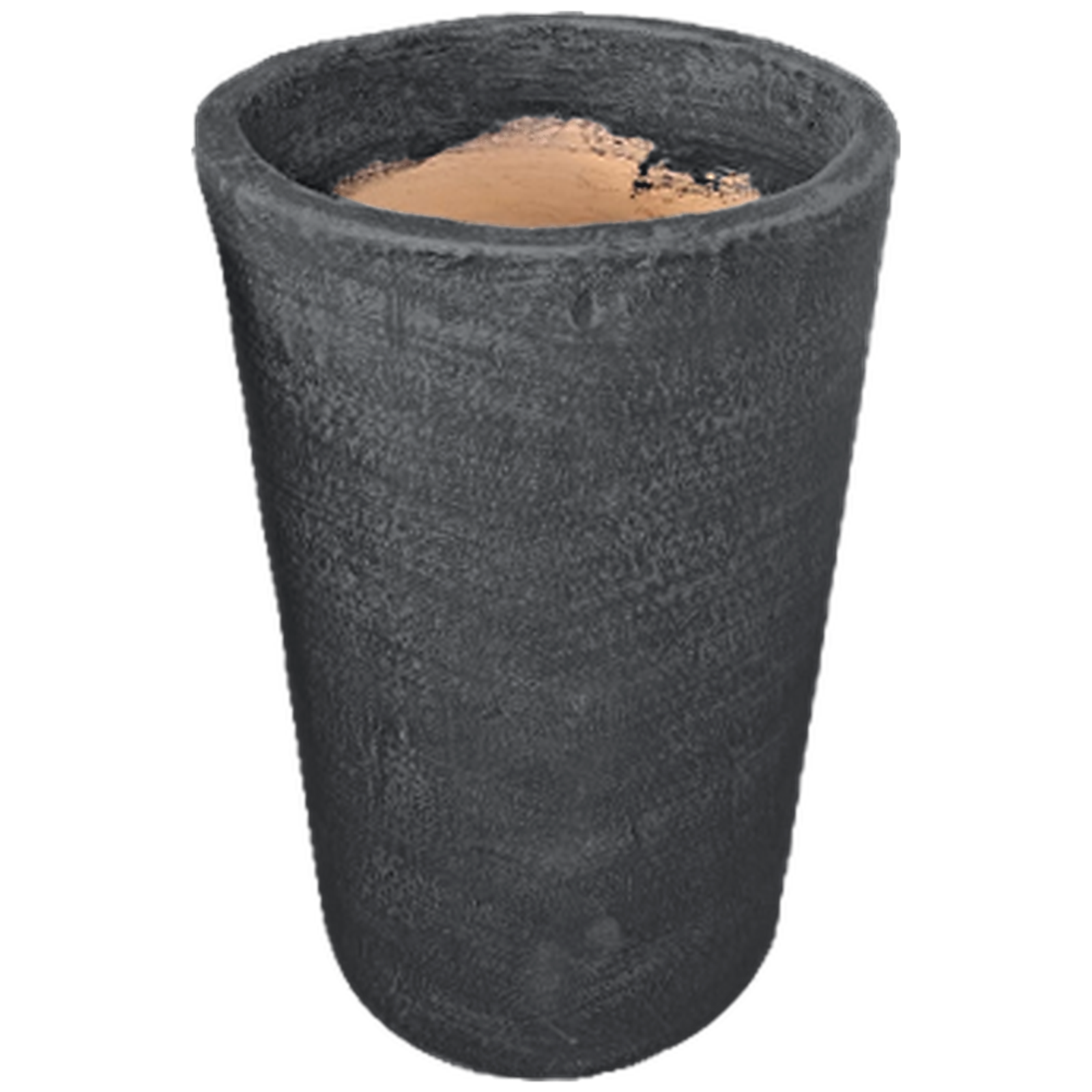 Cylindrical, Medium, GRC fibre cement planter