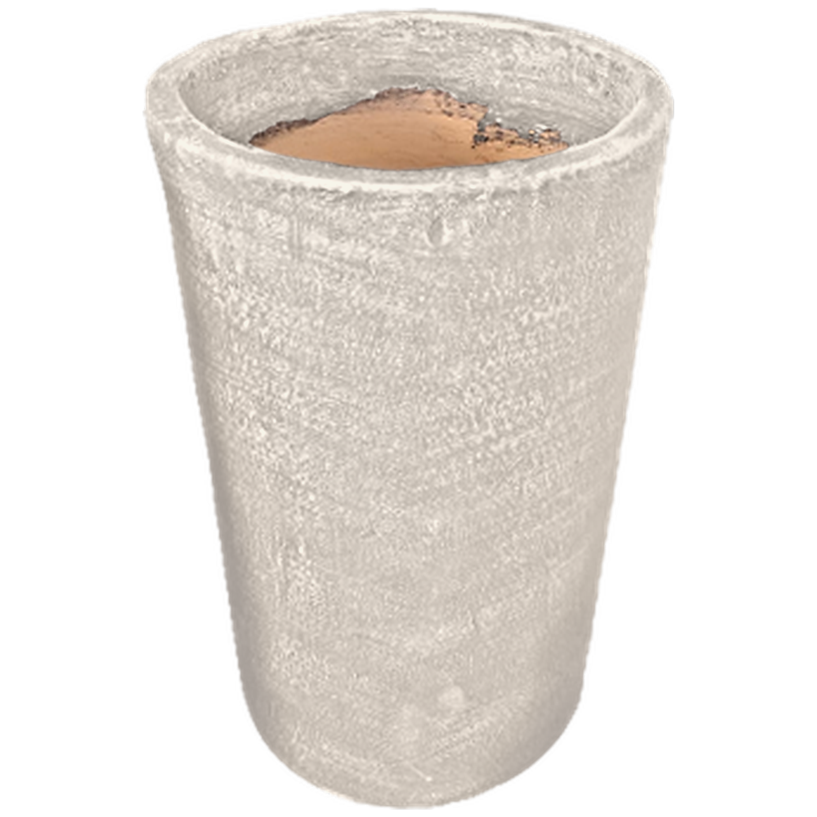 Cylindrical, GRC fibre cement planter, photo 3