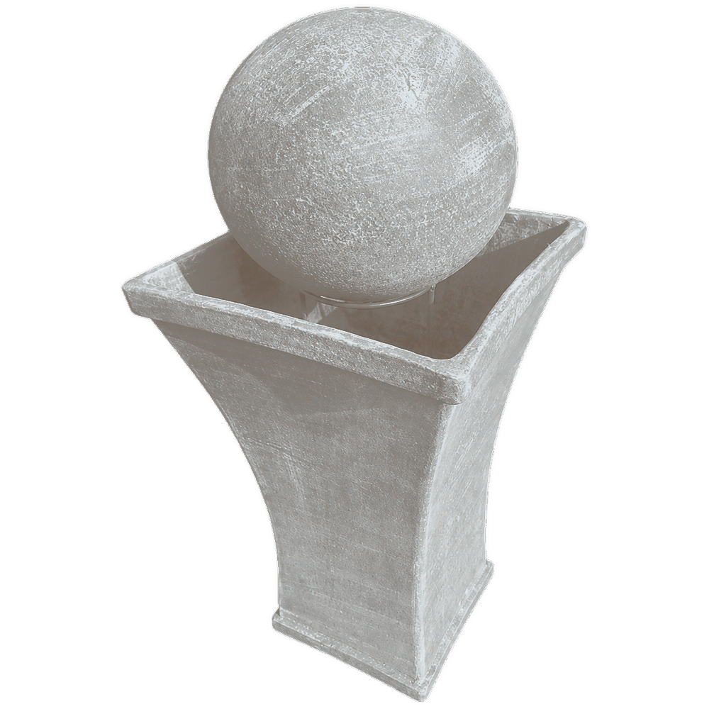 Water Feature in Rock White