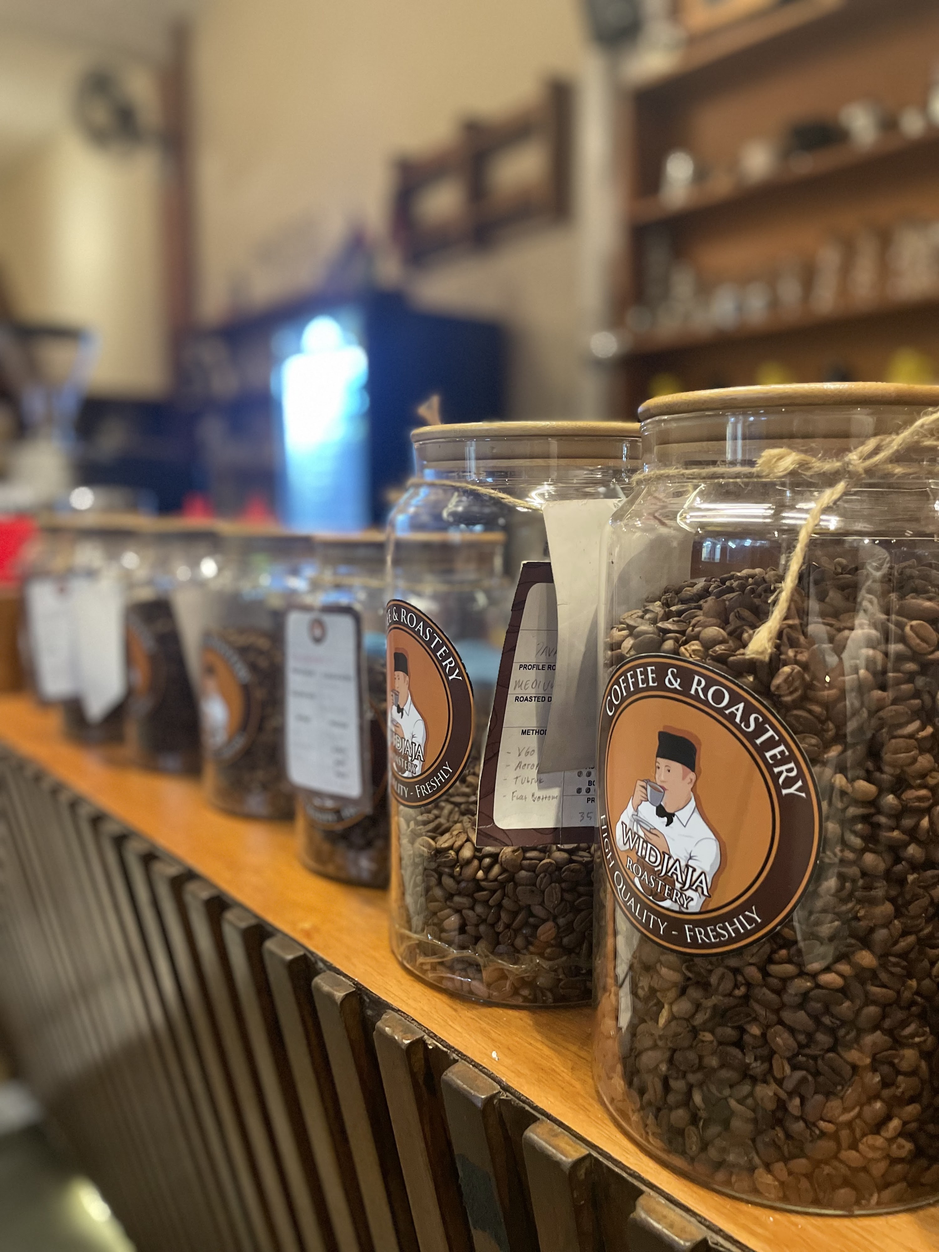 Coffee preparation area