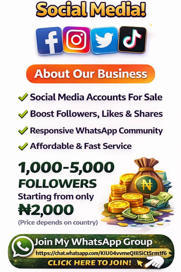 Social Media Accounts and Boosting Services