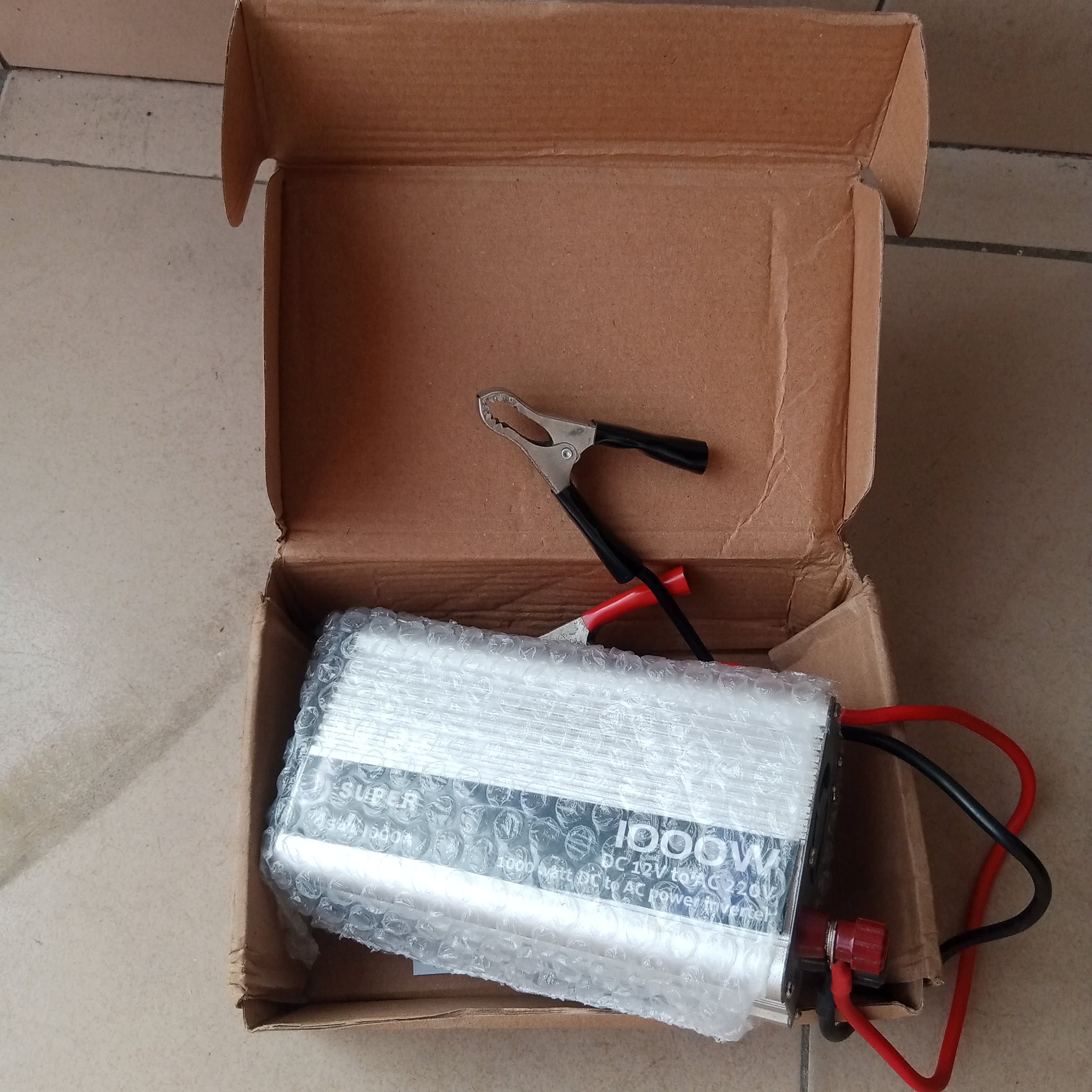Power inverter system 1000w a 12v to 220ac 