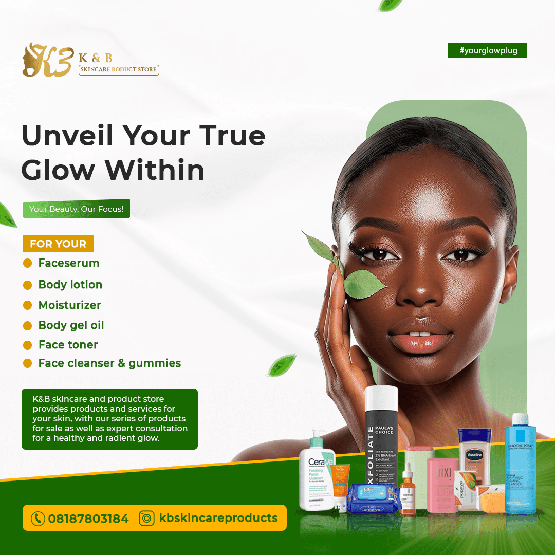 K&B skincare product store 