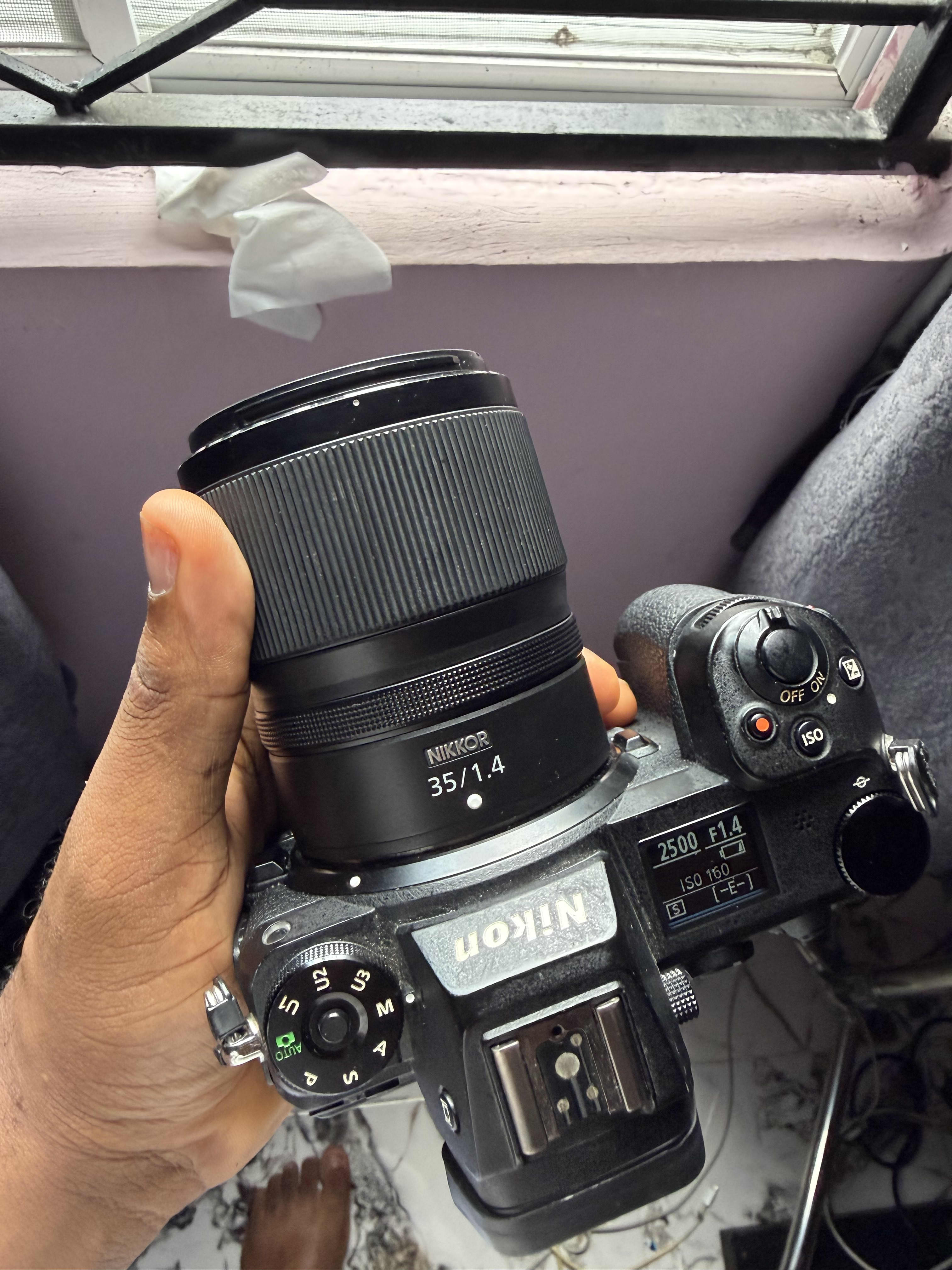 Nikon z6ii and 35mm 1.4 zmount 