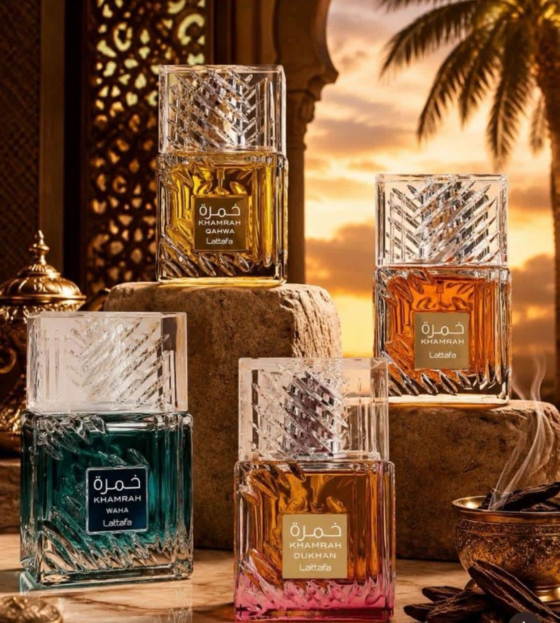 Lattafa Khamrah Luxury EDP Collection (100ml) – Premium Arabian Gourmand Fragrances