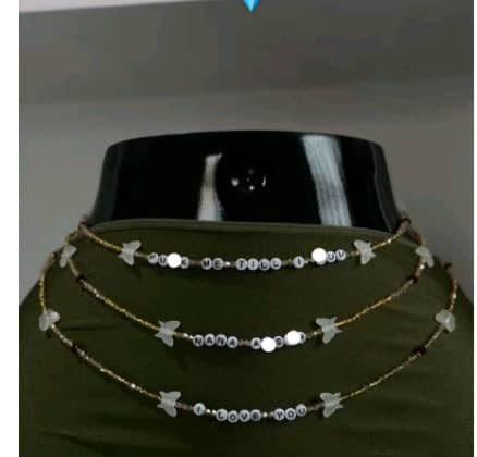 Letter Waist Beads