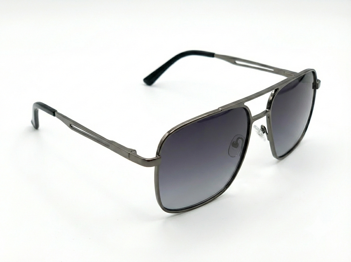 Rafa - Square Metal Male Eyewear | Optic Monkey
