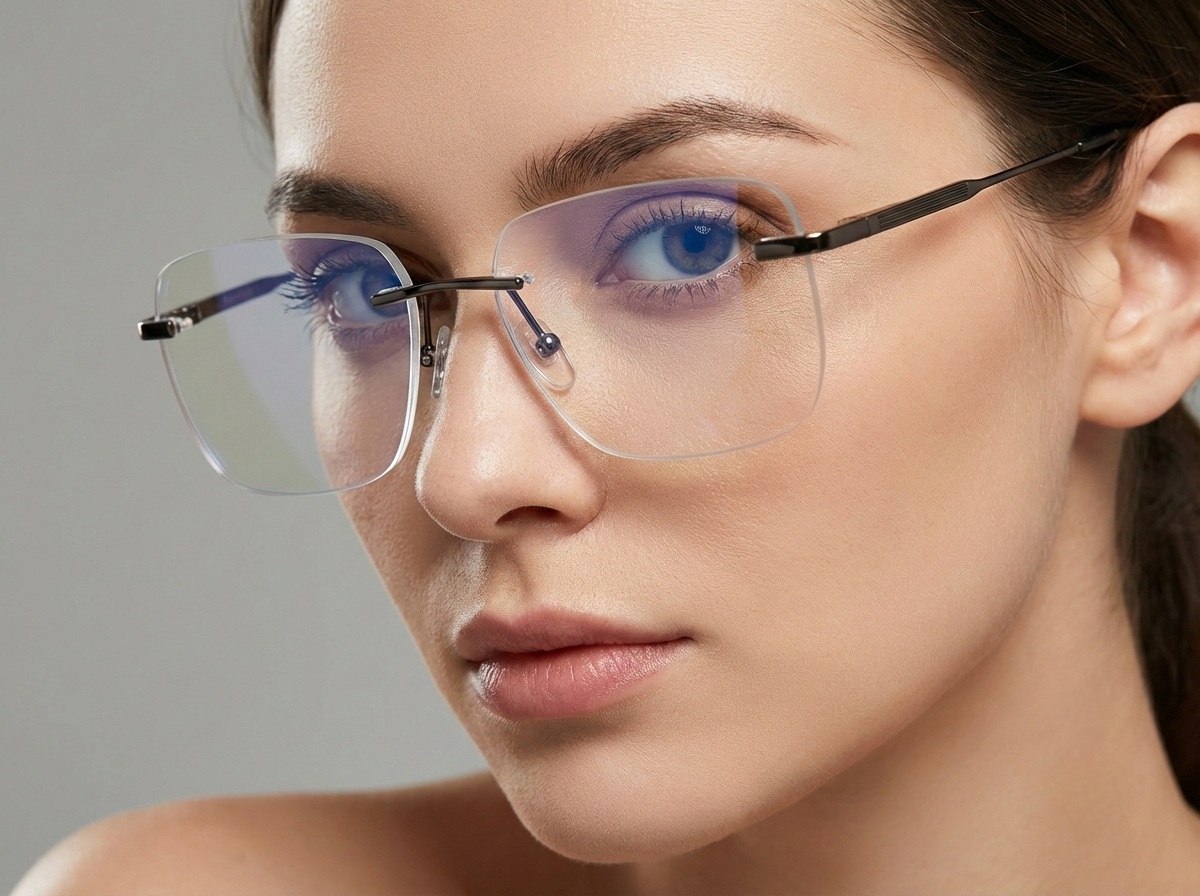 Gentleman Fashion Brown Custom Eyeglasses