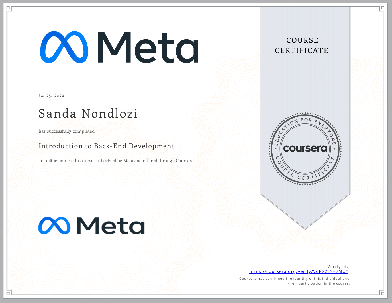 Introduction to Back-End Development