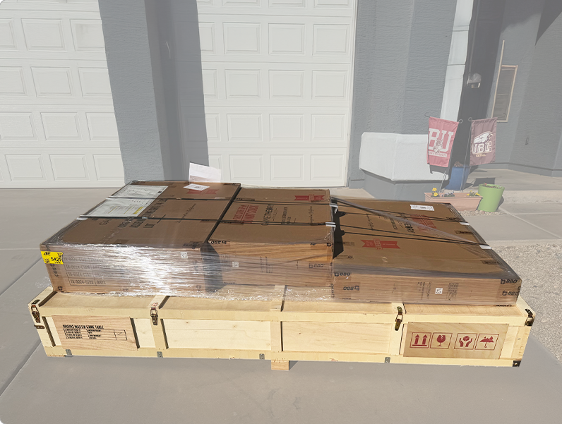 Heavy Duty Armor Freight Ocean Export Wood Crating